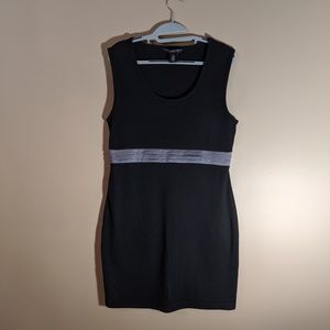 Black and Gray Bodycon Dress